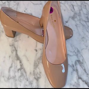 NEW Nude Kate Spade 2in heels 👠8.5